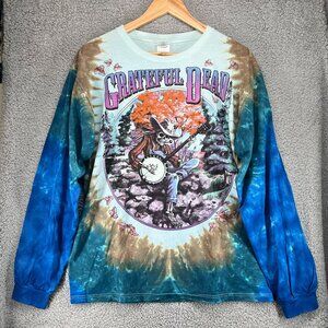 Grateful Dead Banjo Long-Sleeve T-Shirt 1994 Fall Tour Graphic 2000s Reprint